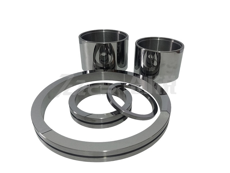 Carbide ring and seal sleeve